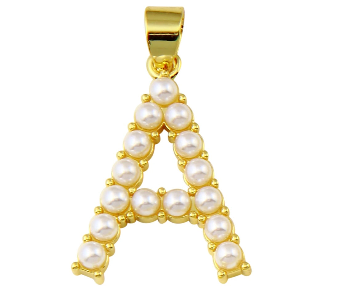 Large Pearl Initials