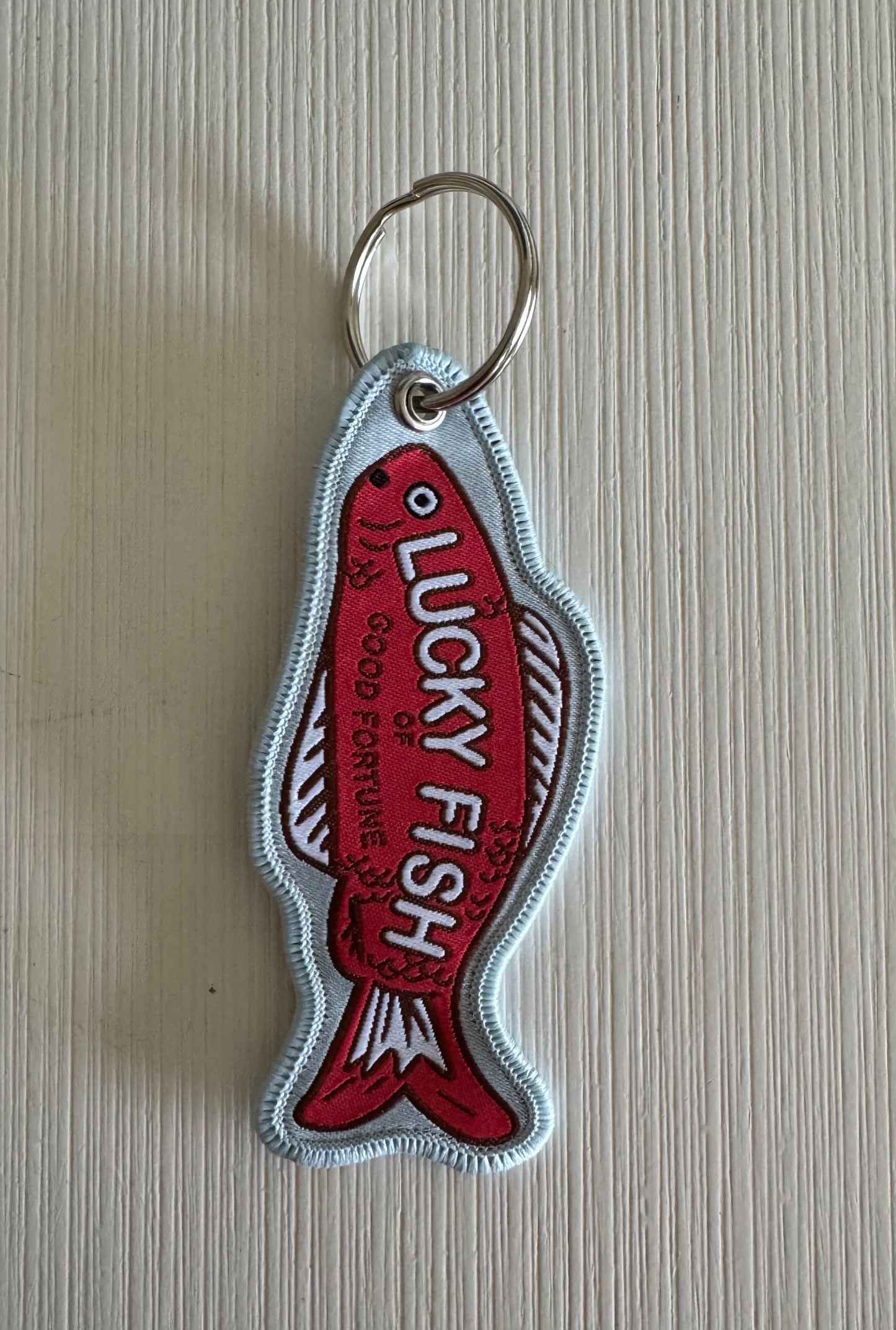Lucky Fish Patch Bag Charm/Key Chain