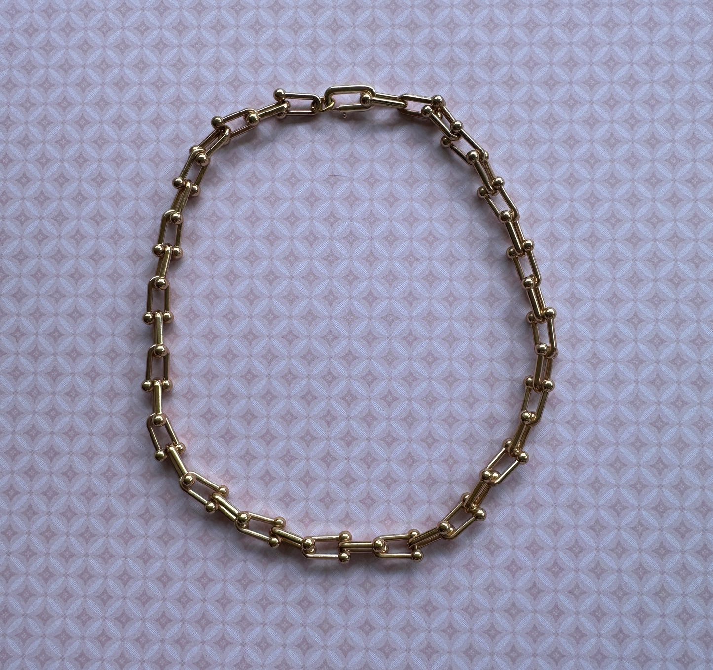 Tiffany”seque” Gold Link Chain