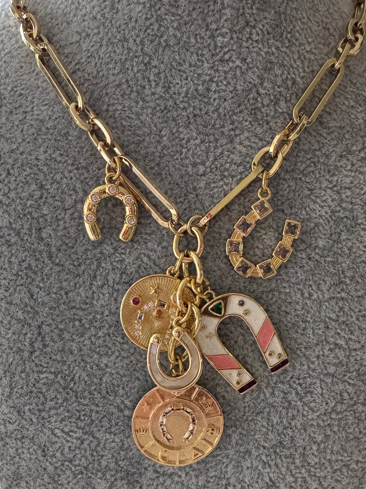 Large Enamel Horseshoe
