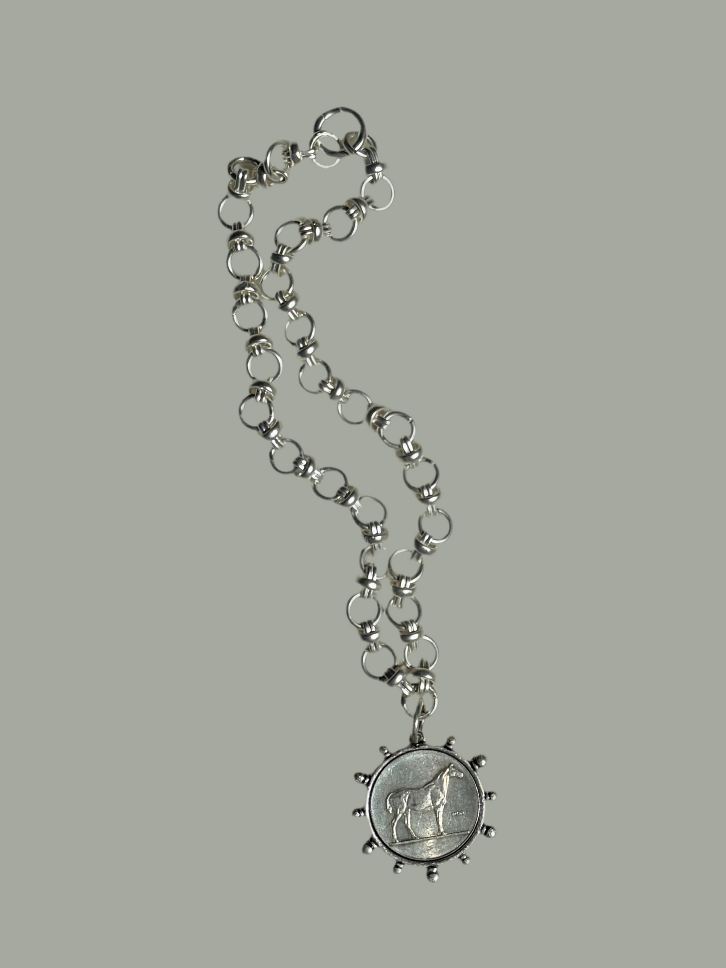 Horse Medallion Necklace