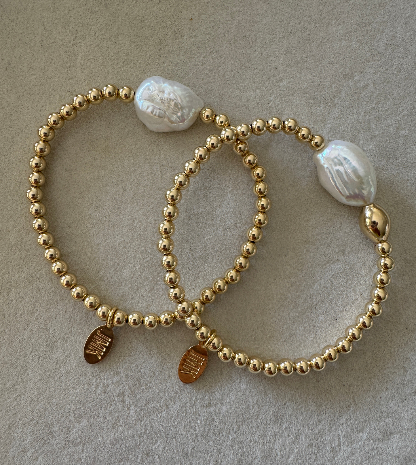 Gold Beaded Bracelets