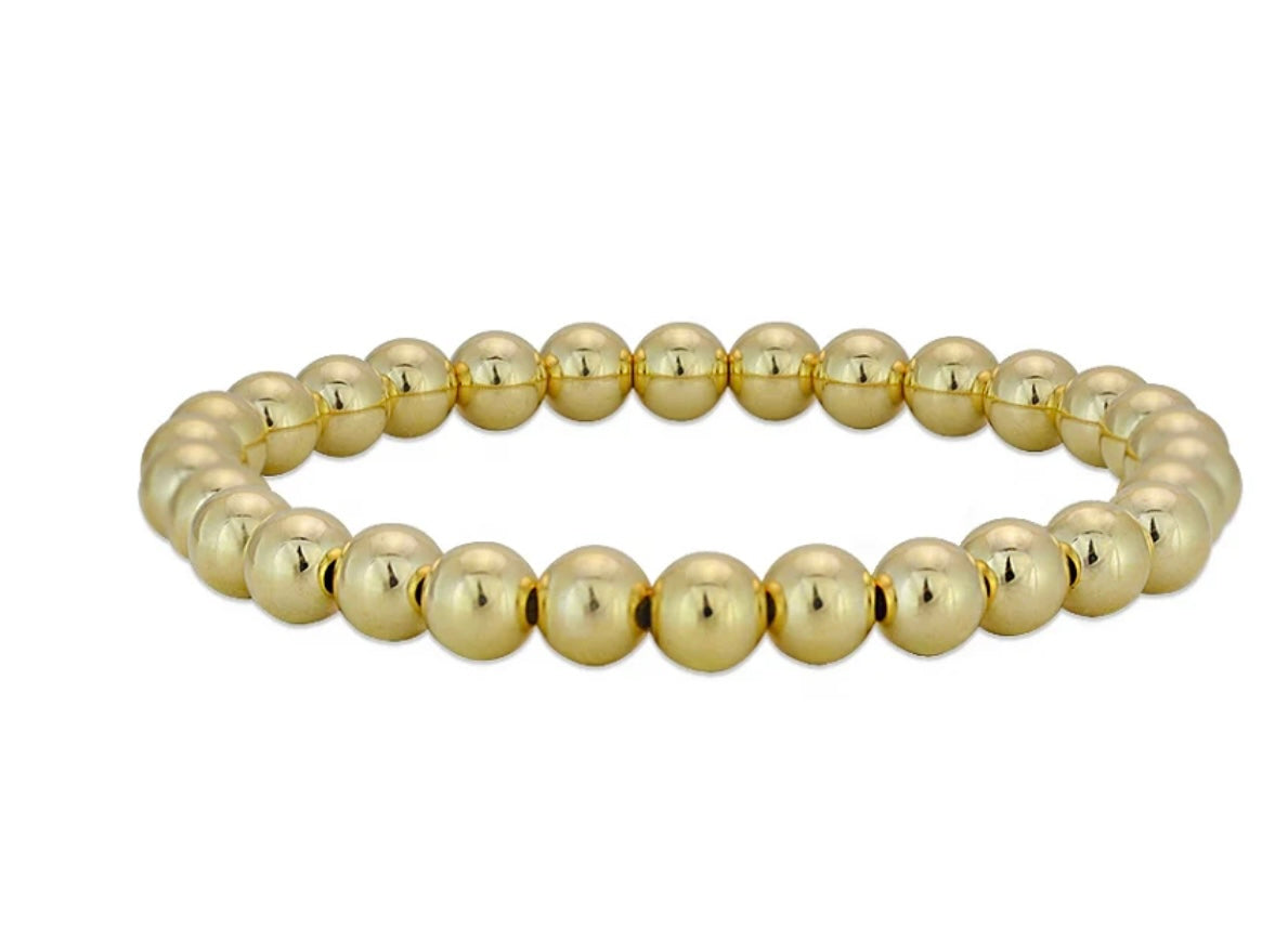 Gold Beaded Bracelets