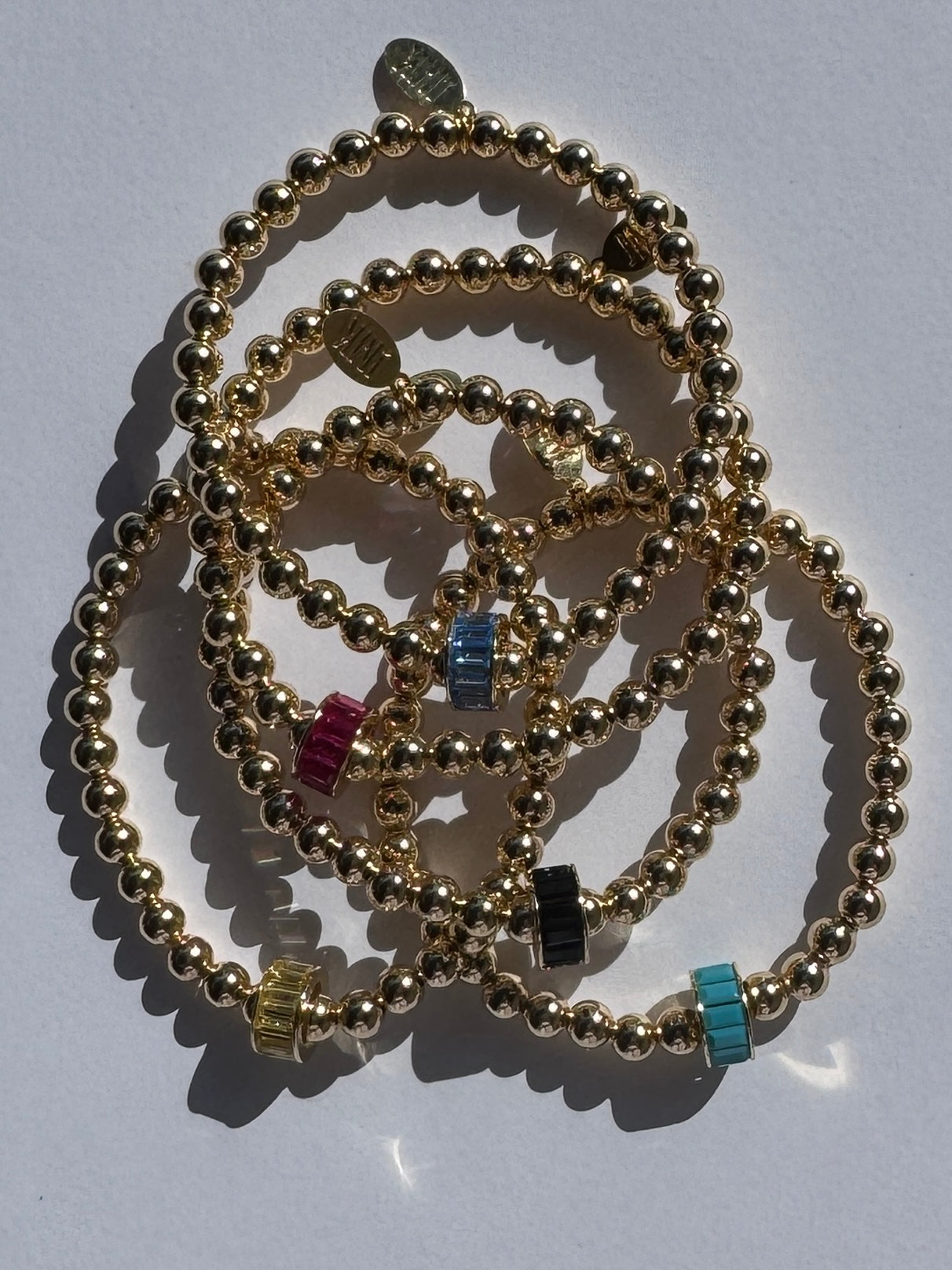 Gold Beaded Bracelets