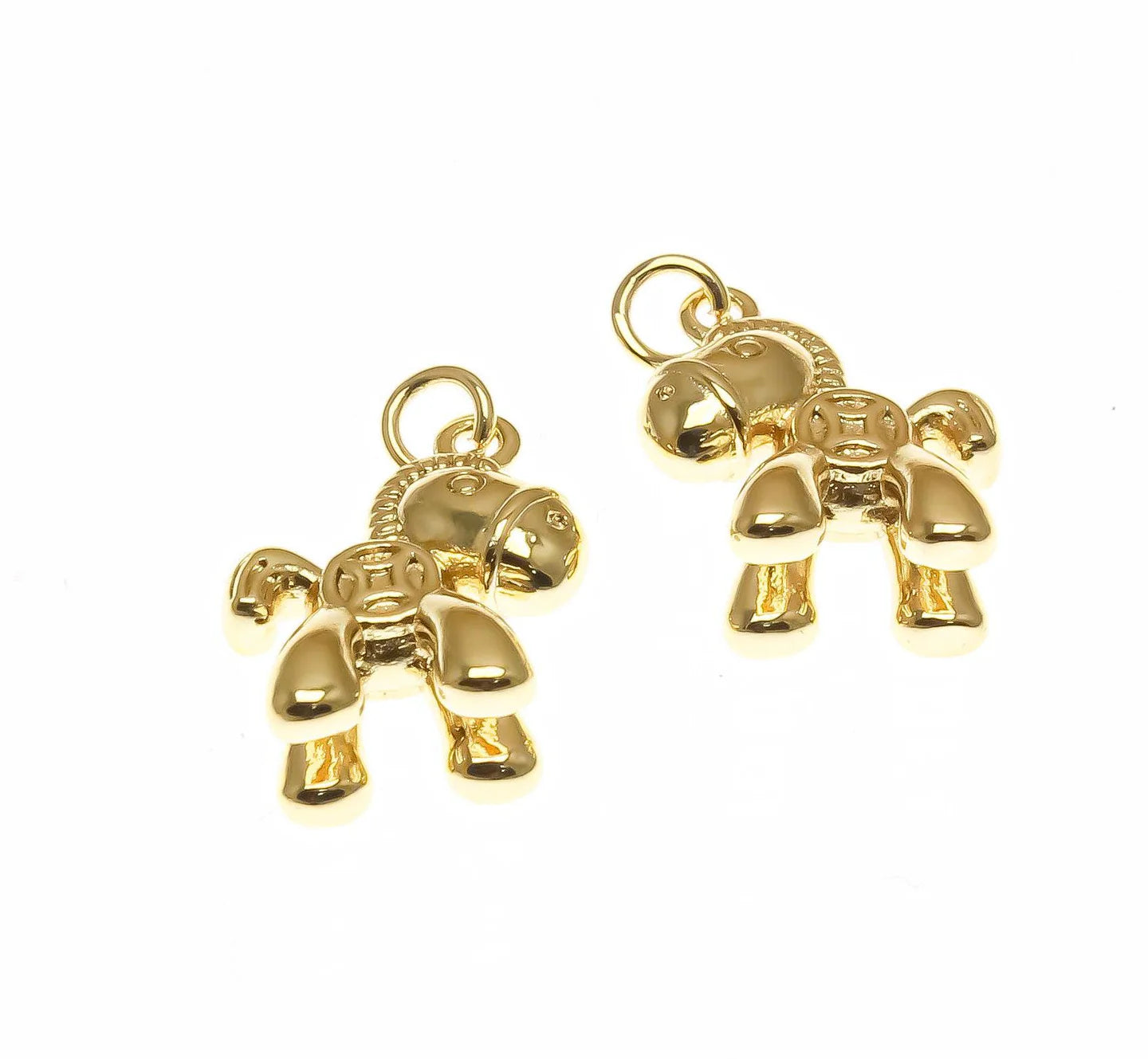 Gold Rocking Horse Charm