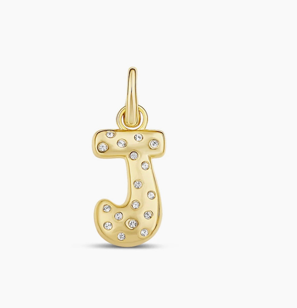 Pave Drip Letters