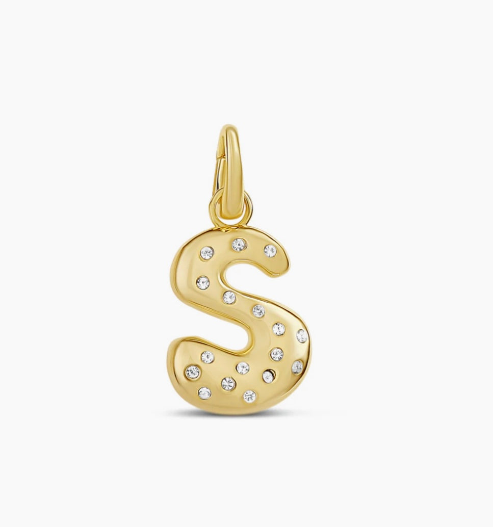 Pave Drip Letters