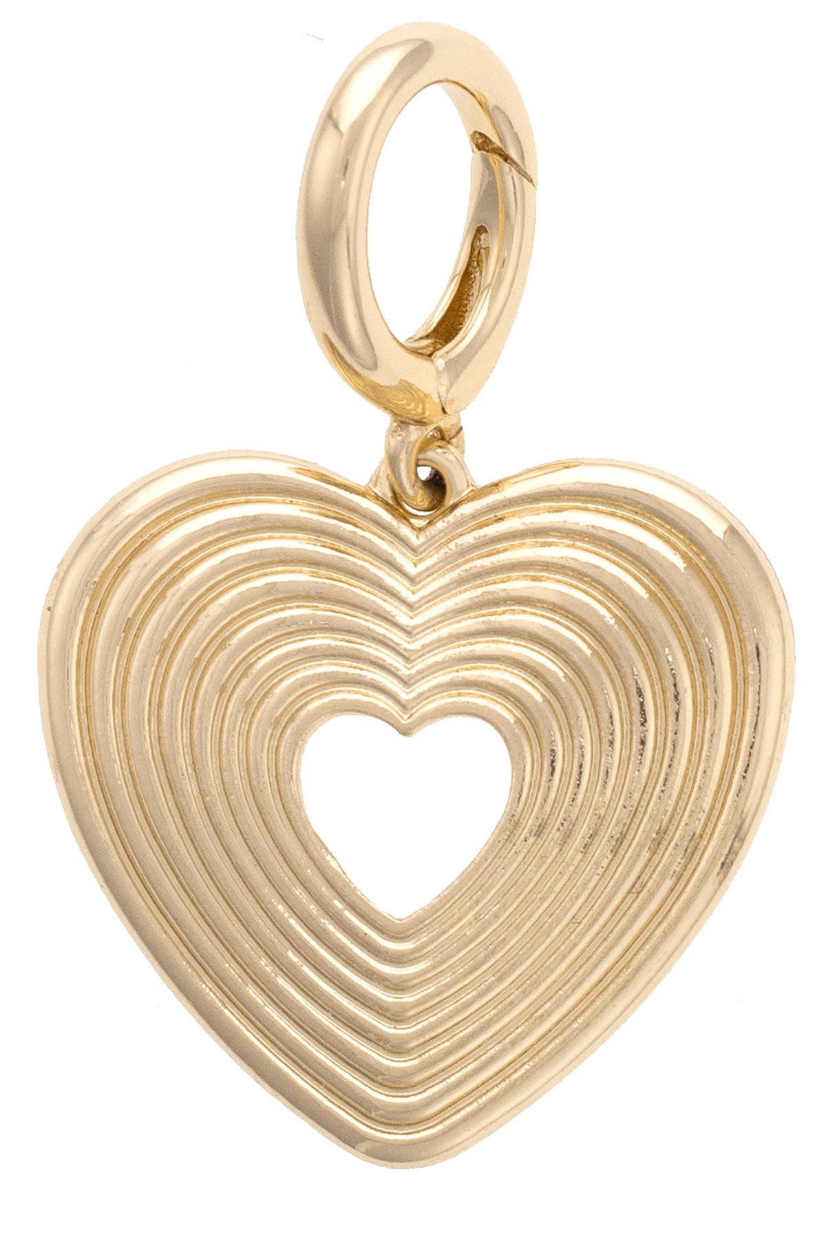 Glowing Heart Pendant Charm