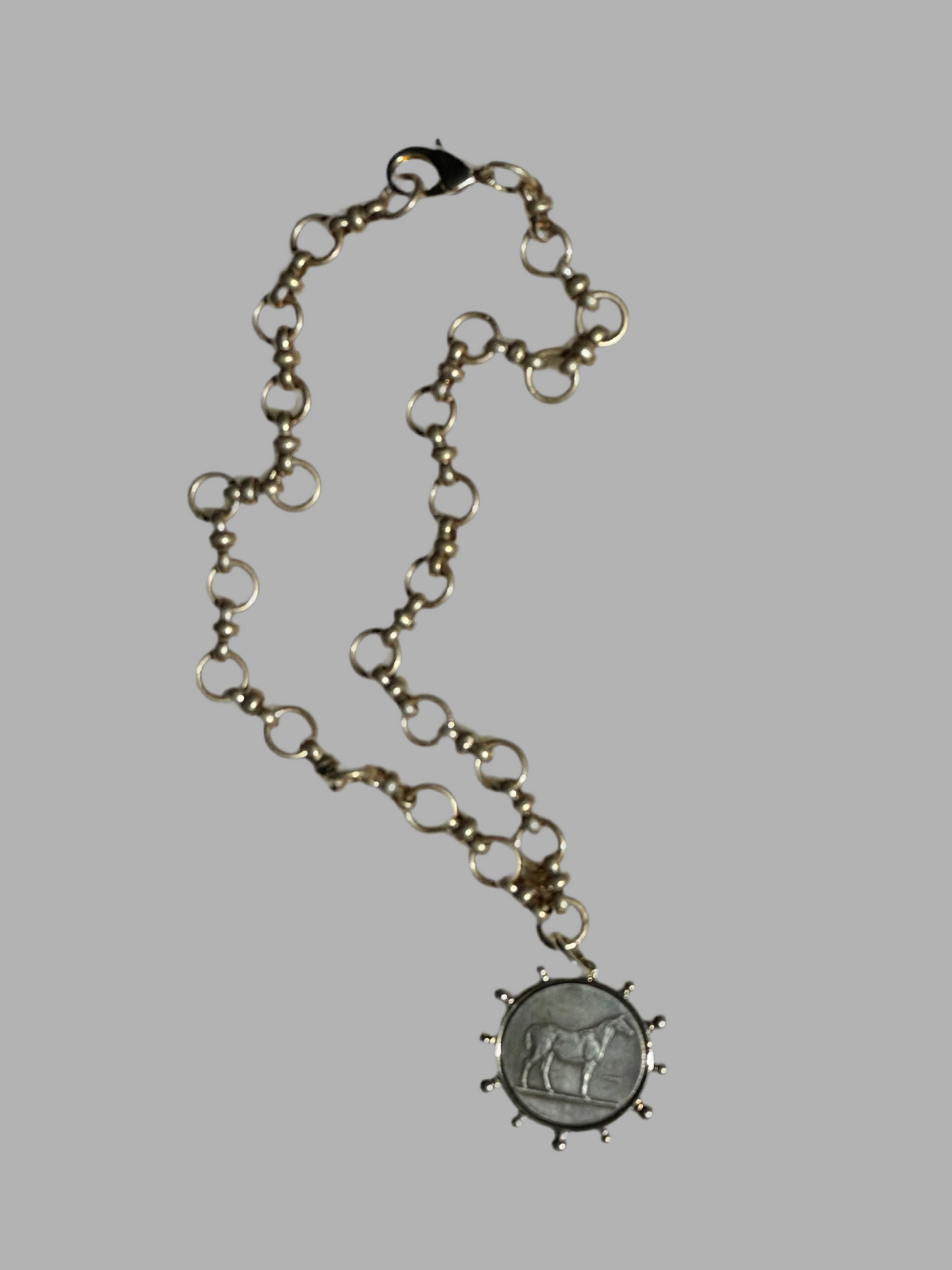 Horse Medallion Necklace