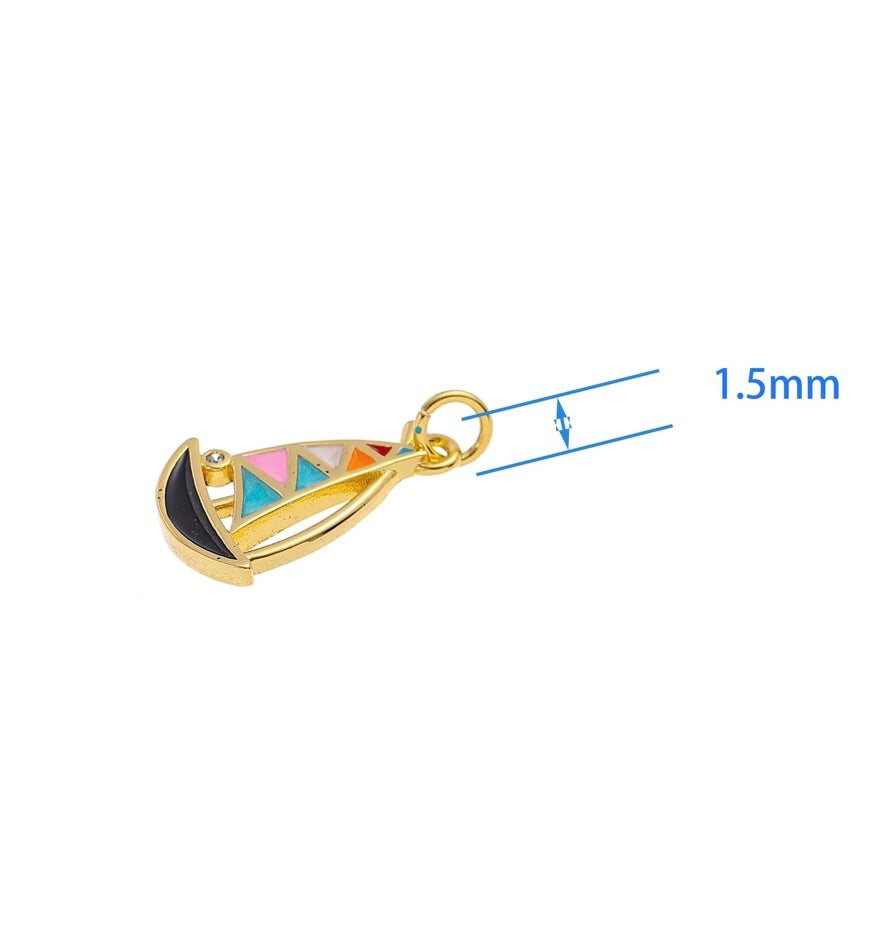 Enamel Sailboat