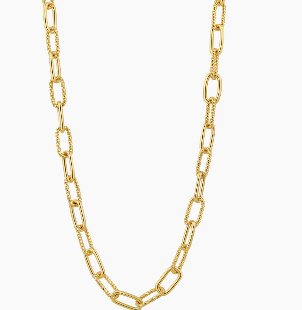 Paperclip Rope Chain Necklace