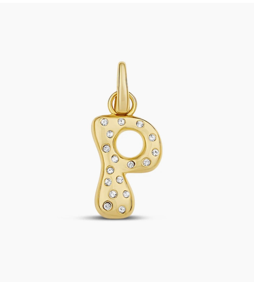 Pave Drip Letters