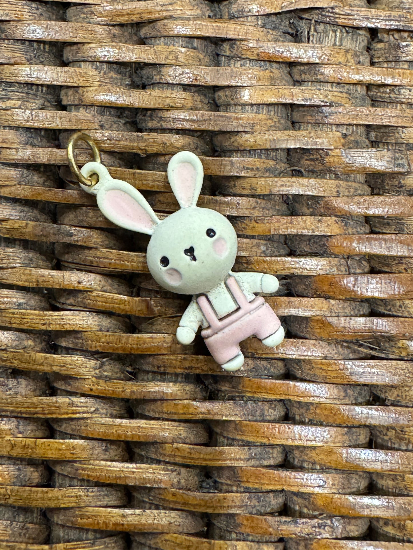 Pink Bunny Charm