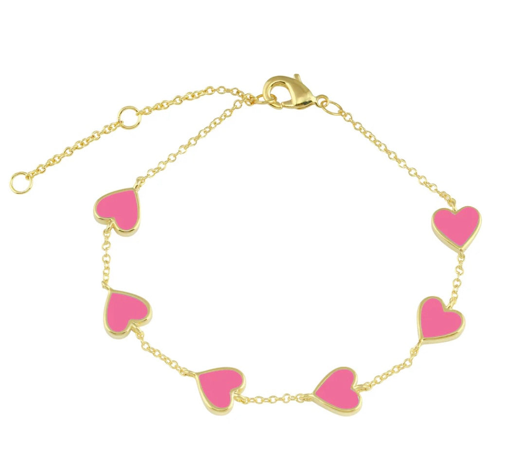 Multi Heart Bracelet