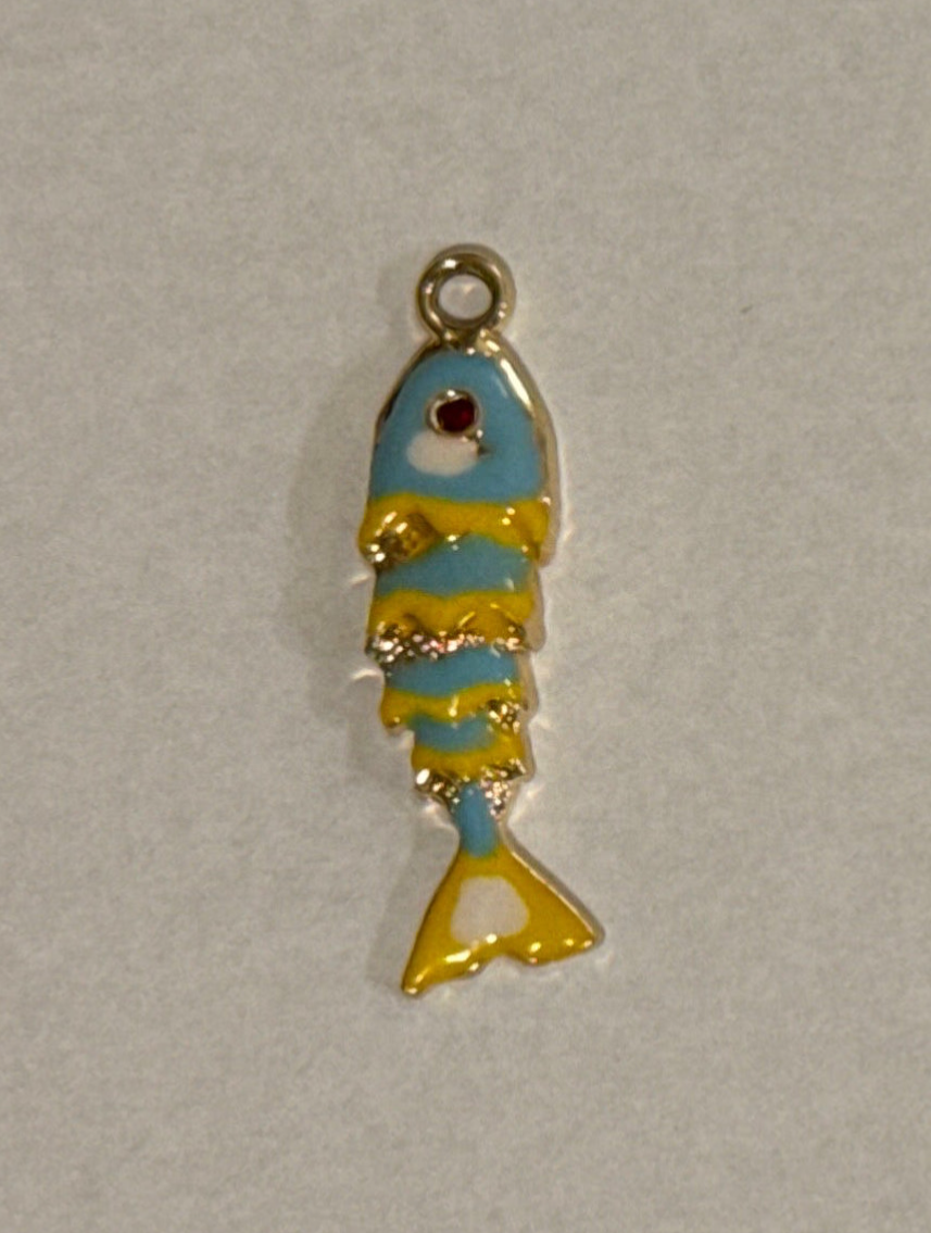Enamel Fish Charm