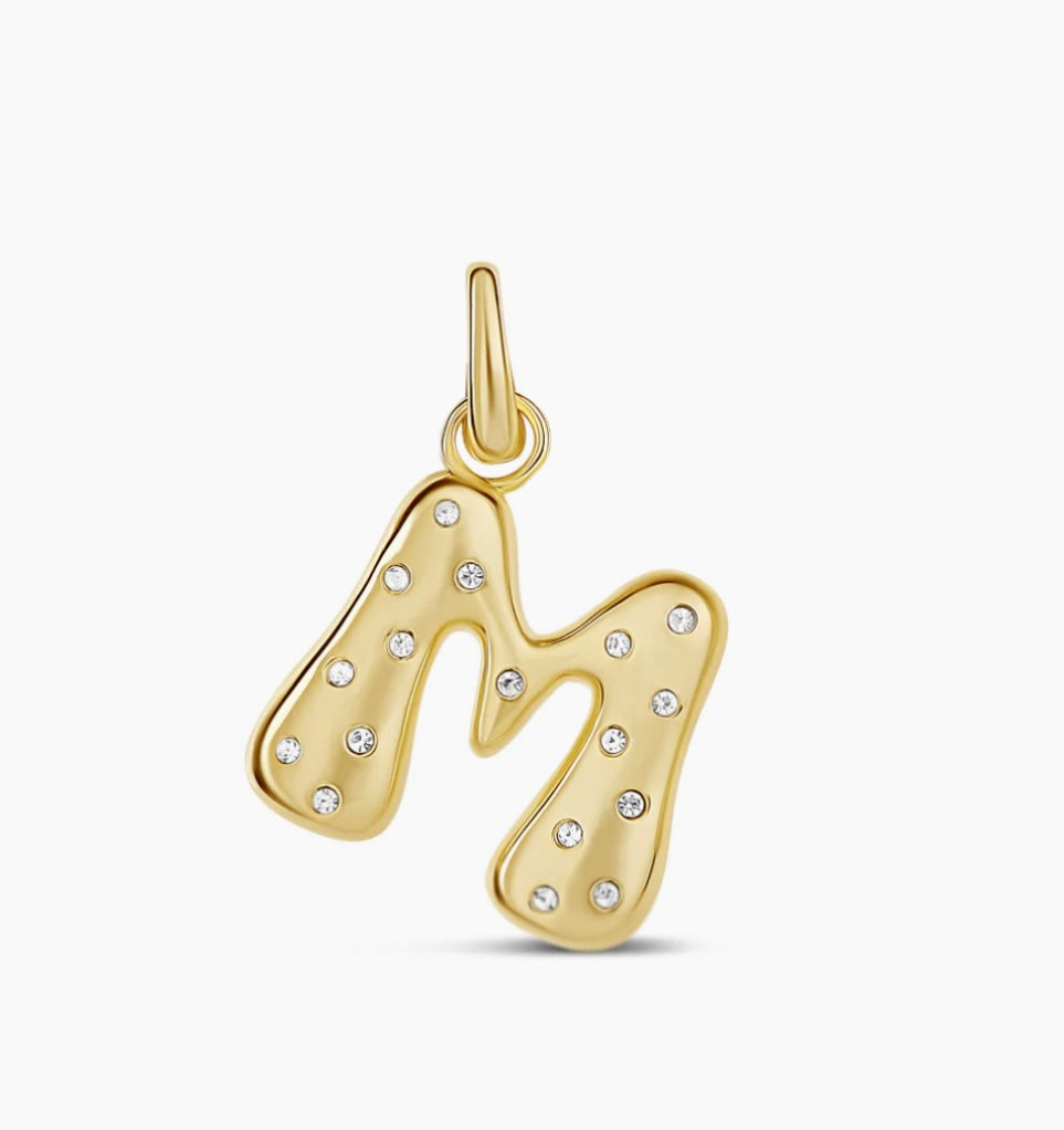 Pave Drip Letters