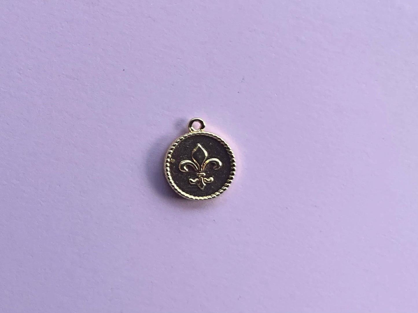 Mini Fleur De Lis Charm