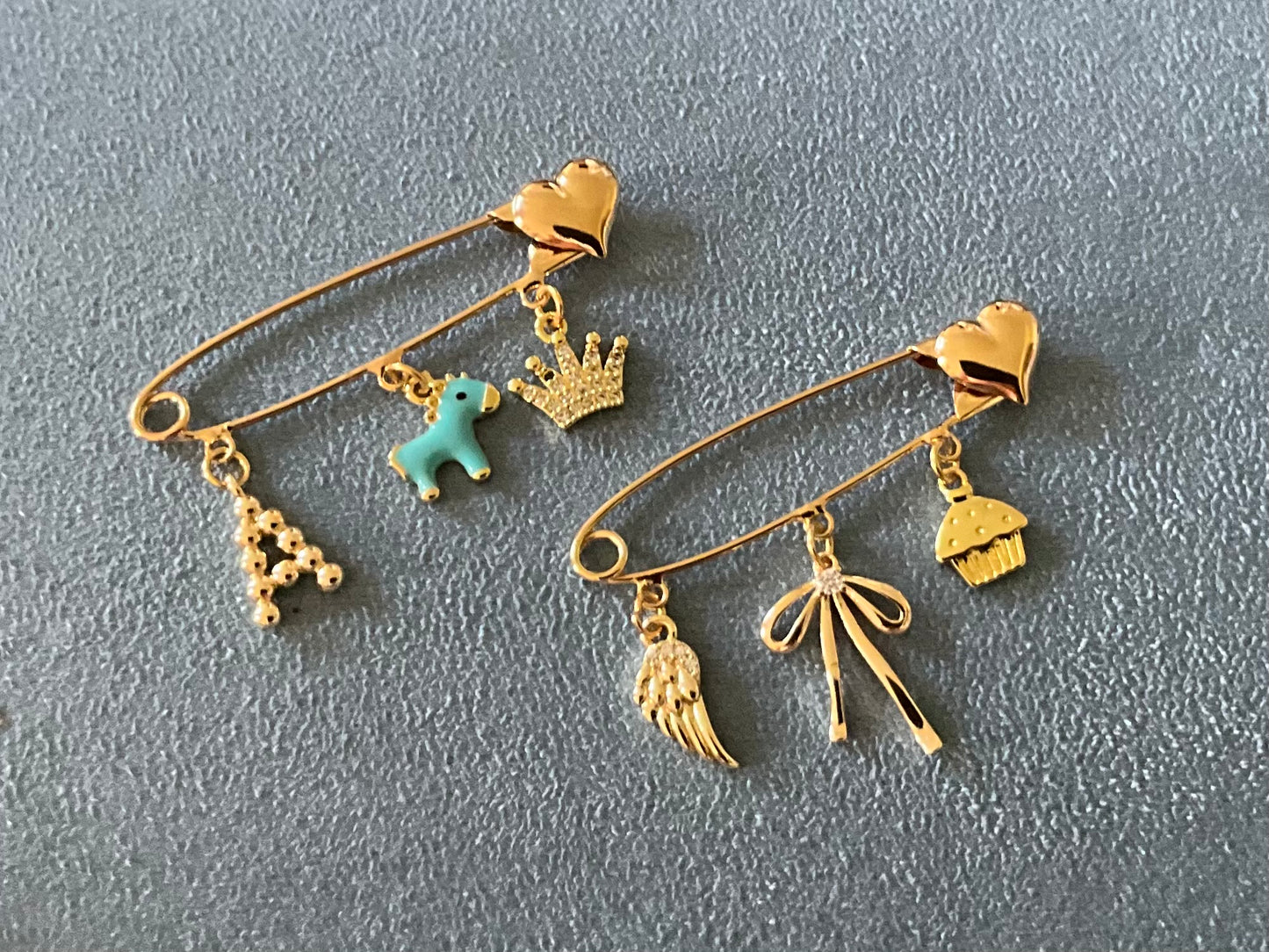Charmable Heart Pin