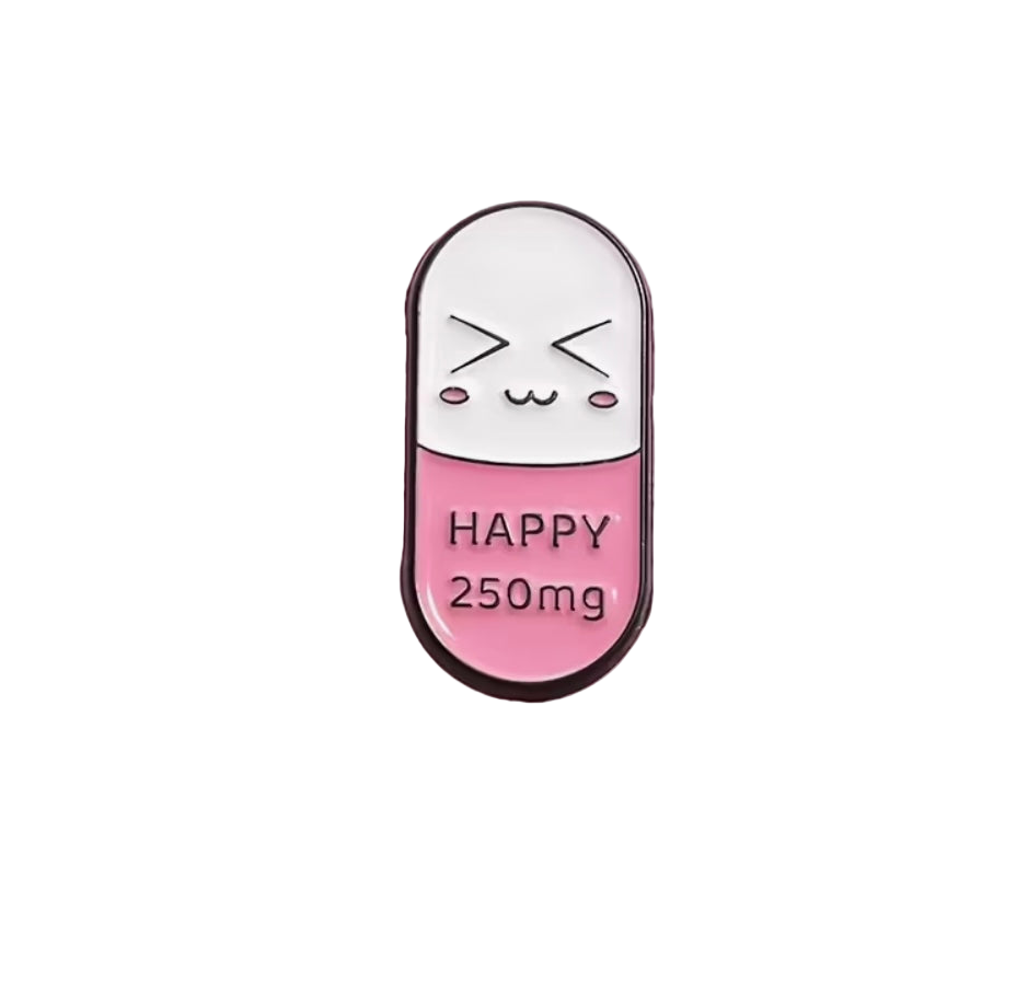 Happy Pill Pin