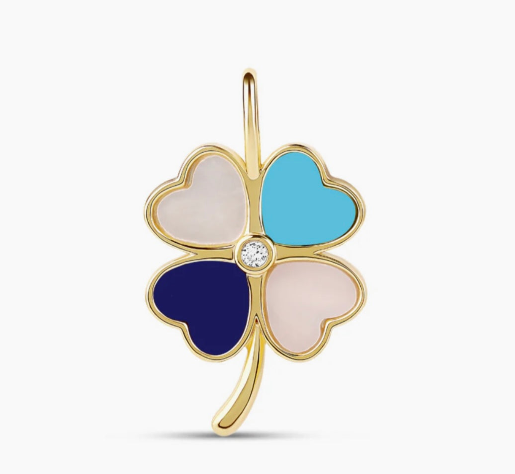 Lucky Gemstone Clover