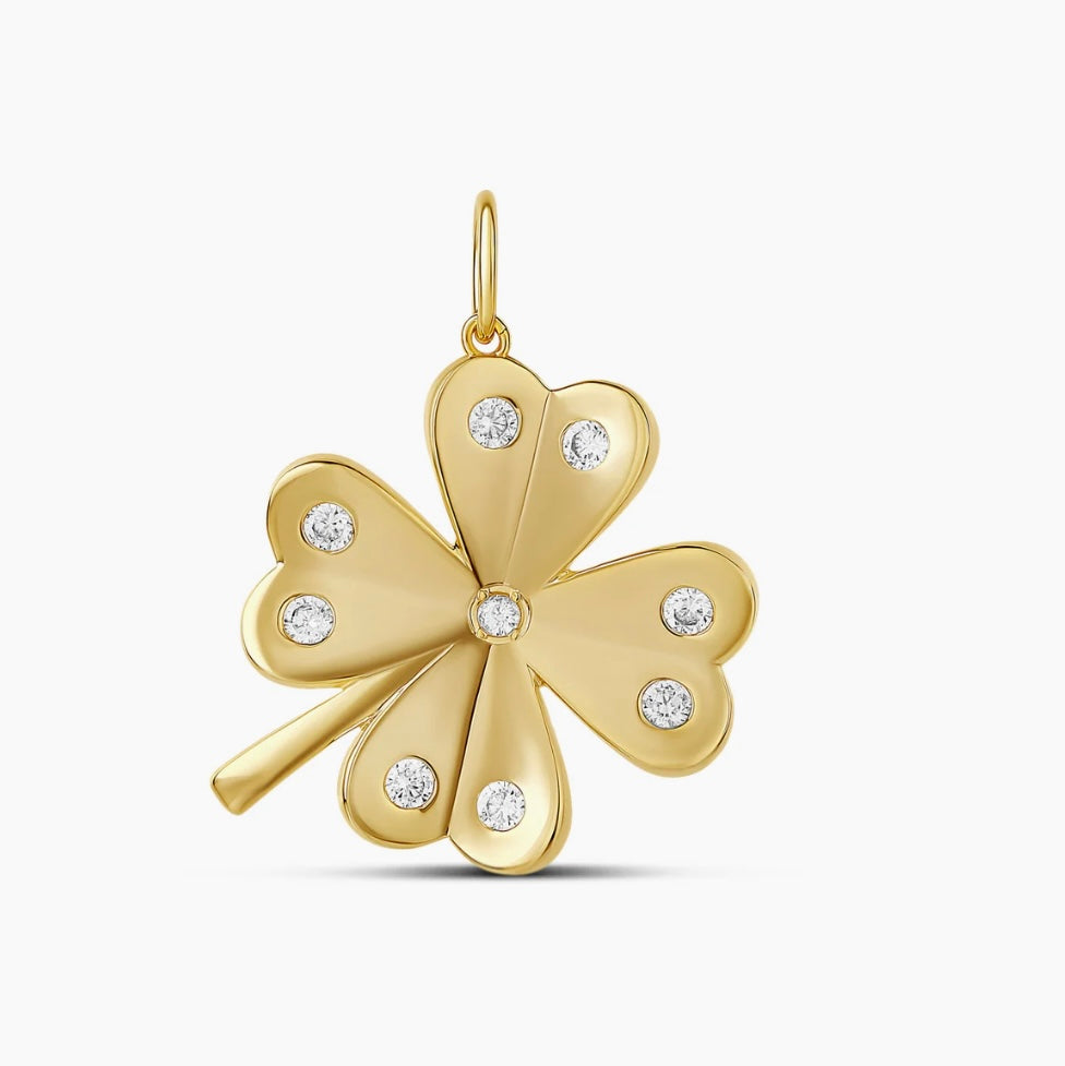 Ever So Special Gold Clover Pendant