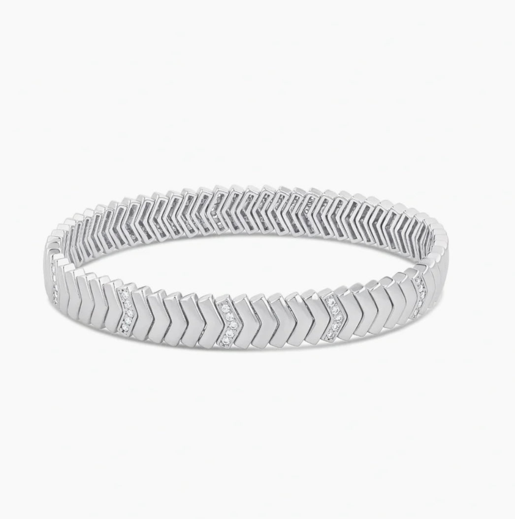 Pave Arrow Stretch Bracelet