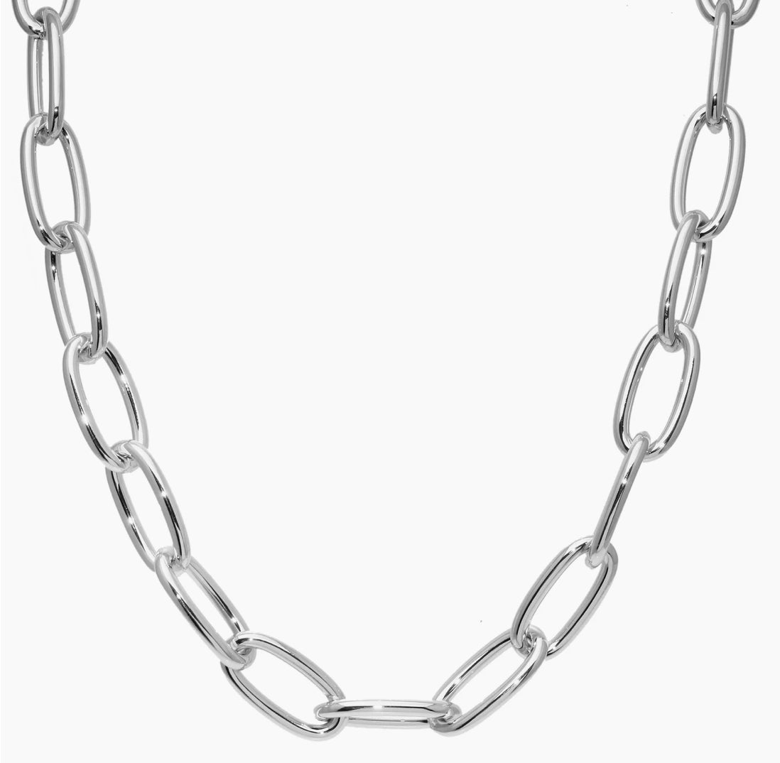 Chunky Oval Link Chain Necklace