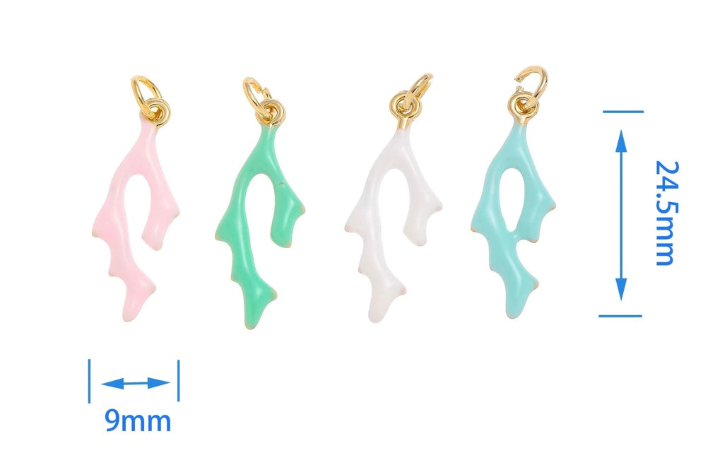 Enamel Coral Branch