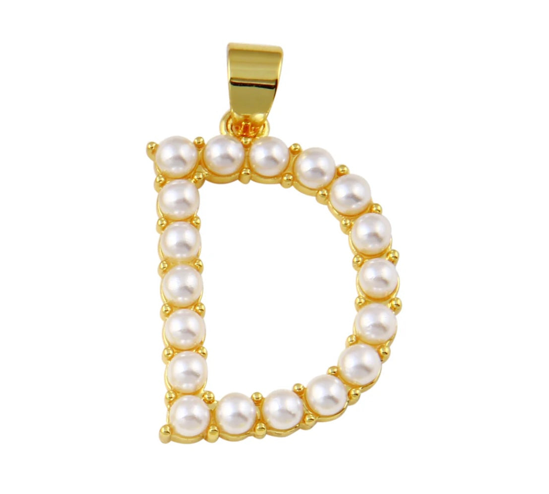 Large Pearl Initials