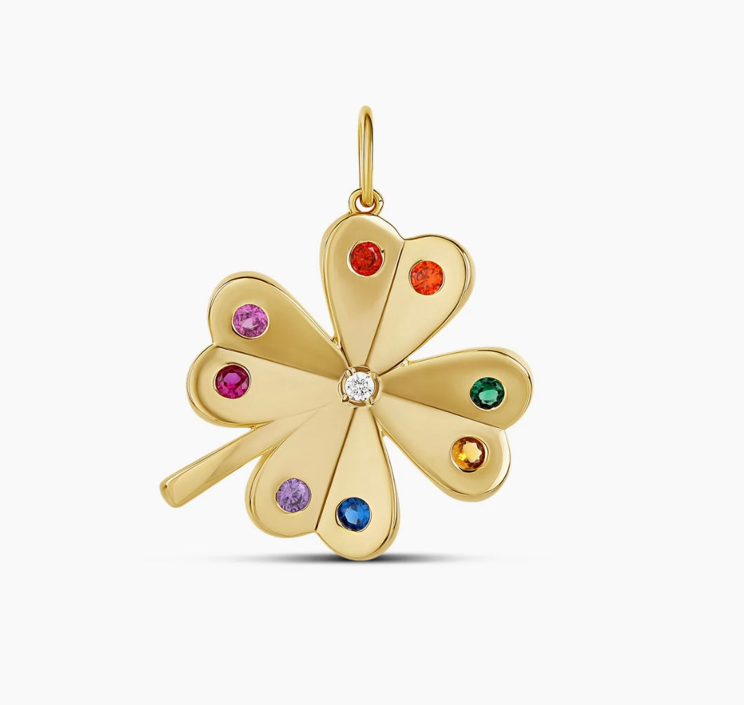 Ever So Special Gold Clover Pendant