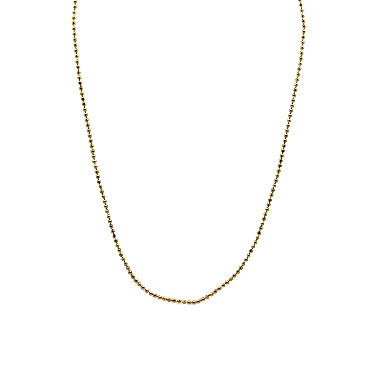 Micro Gold Ball Chain