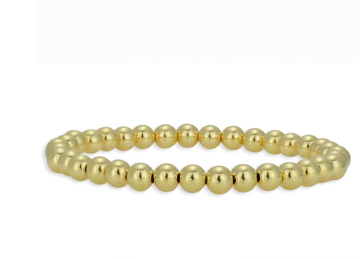 Gold Beaded Bracelets