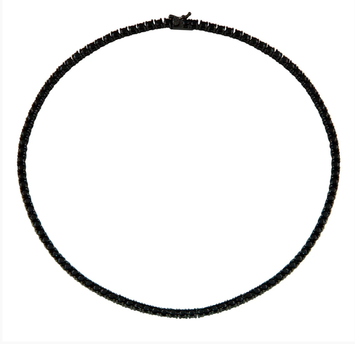 Black Tennis Necklace
