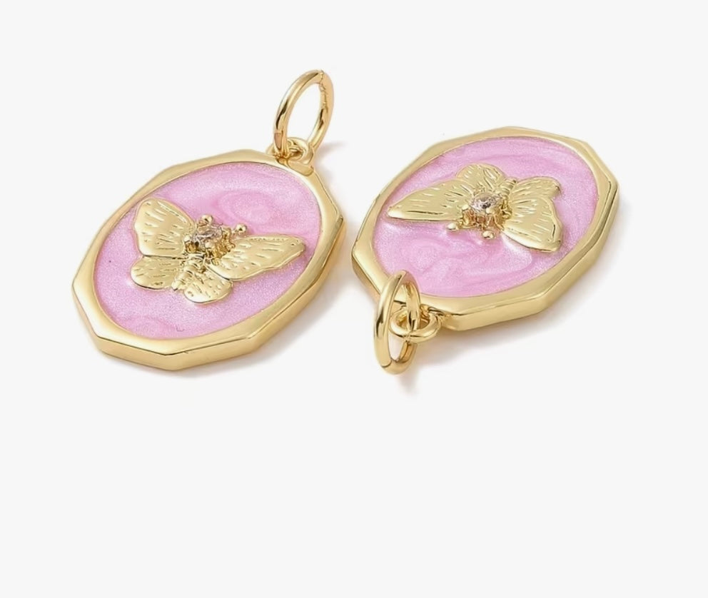 Butterfly Shield Charm