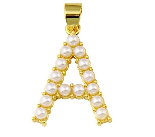Large Pearl Initials
