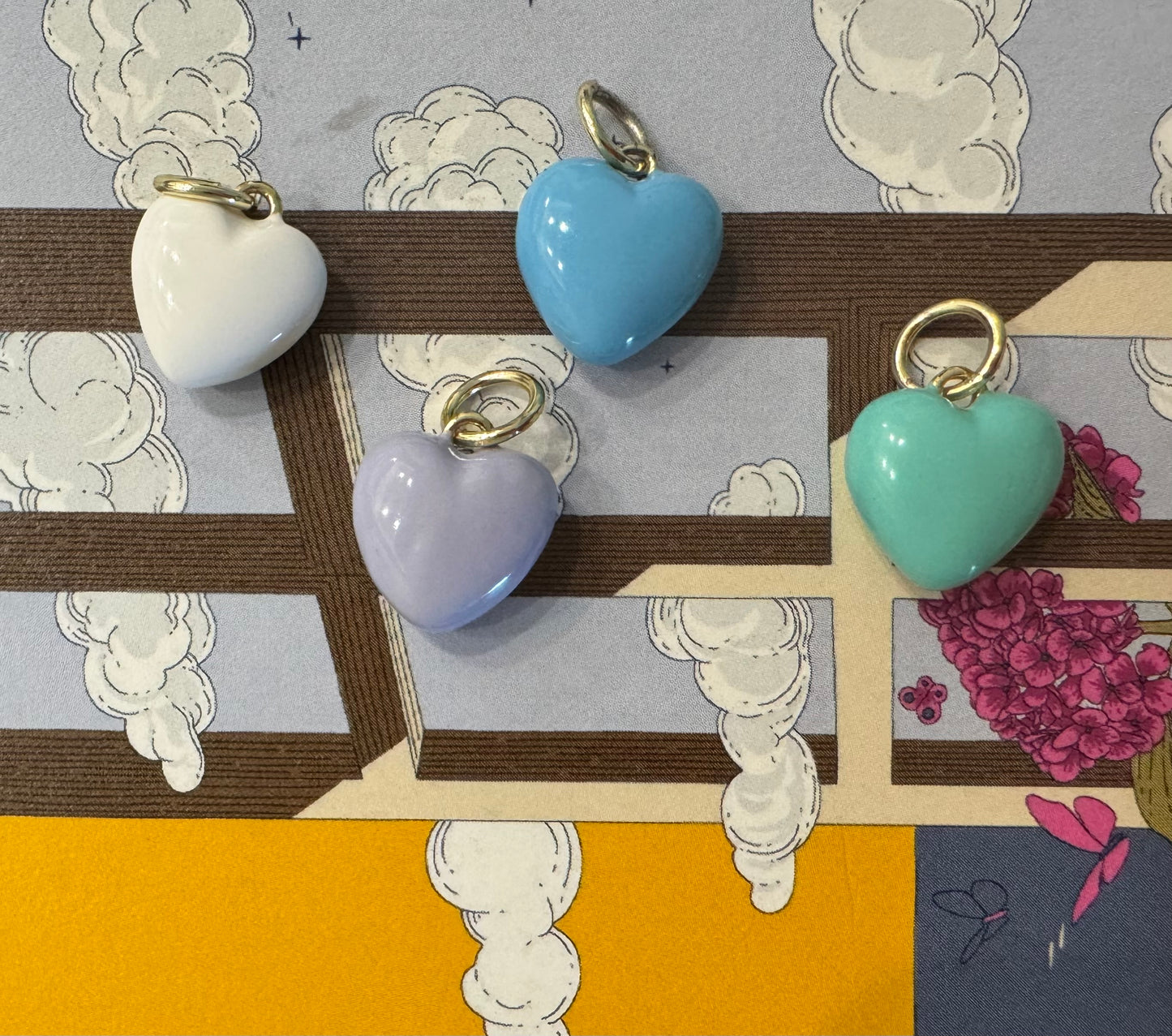 Enamel Candy Hearts