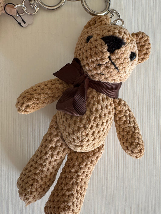 Stuffed Teddy Bear Keychain