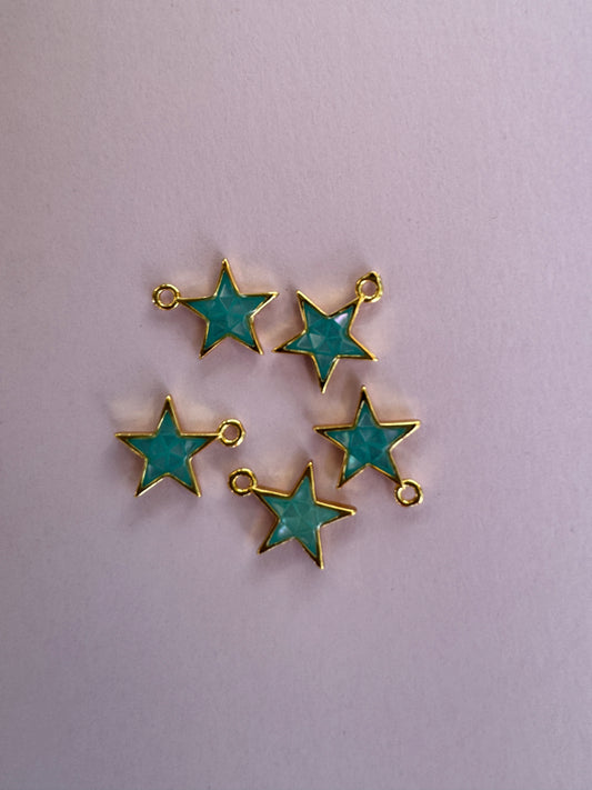 Petite Blue Star Charm