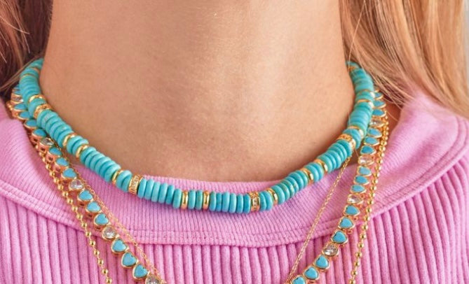 Rondelle Gemstone Necklace