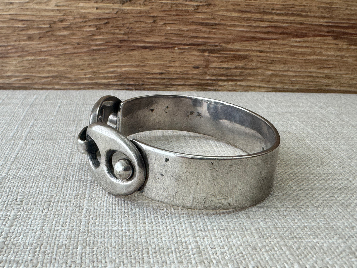 Vintage Sterling Silver Mariner Link Bracelet