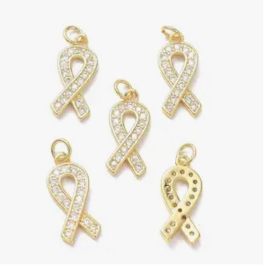 Cancer Ribbon Charm