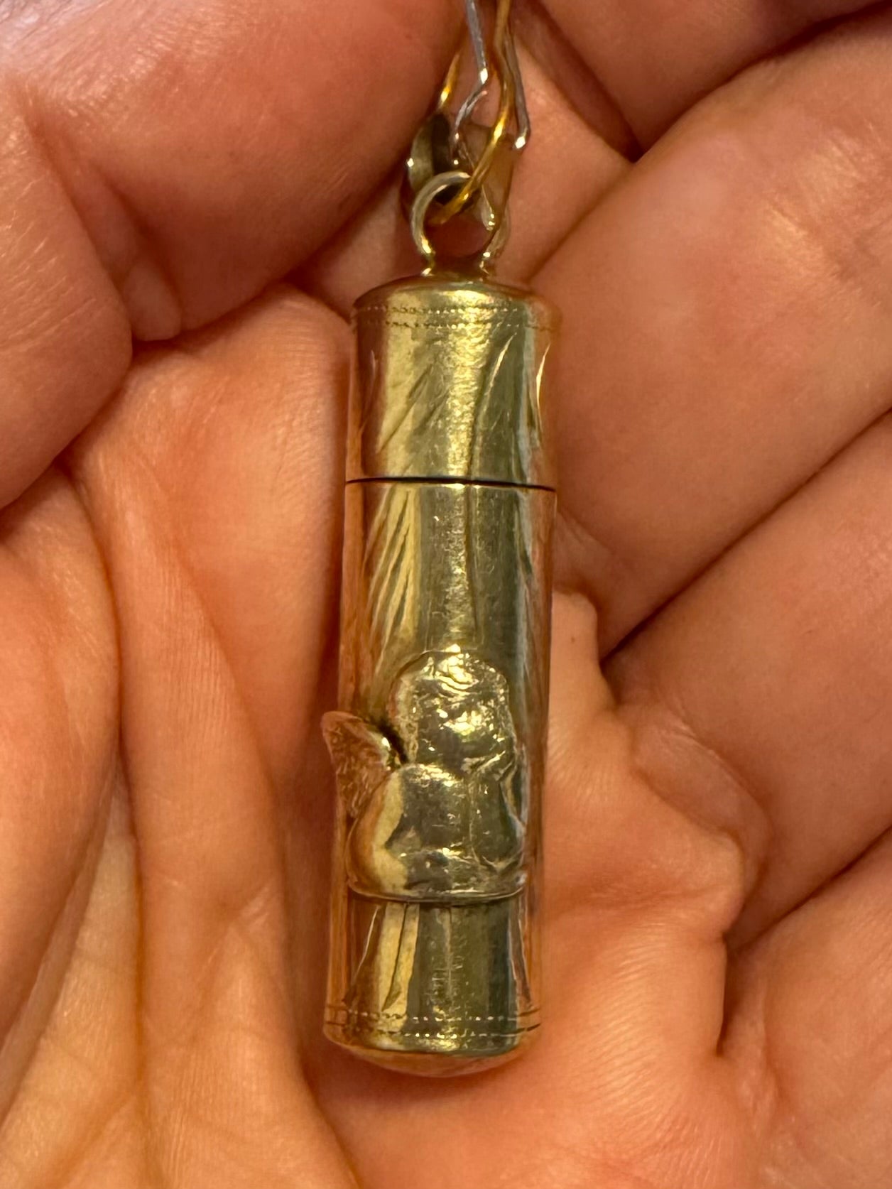 Vintage Cherub Locket