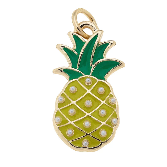 Yellow Enamel Pineapple