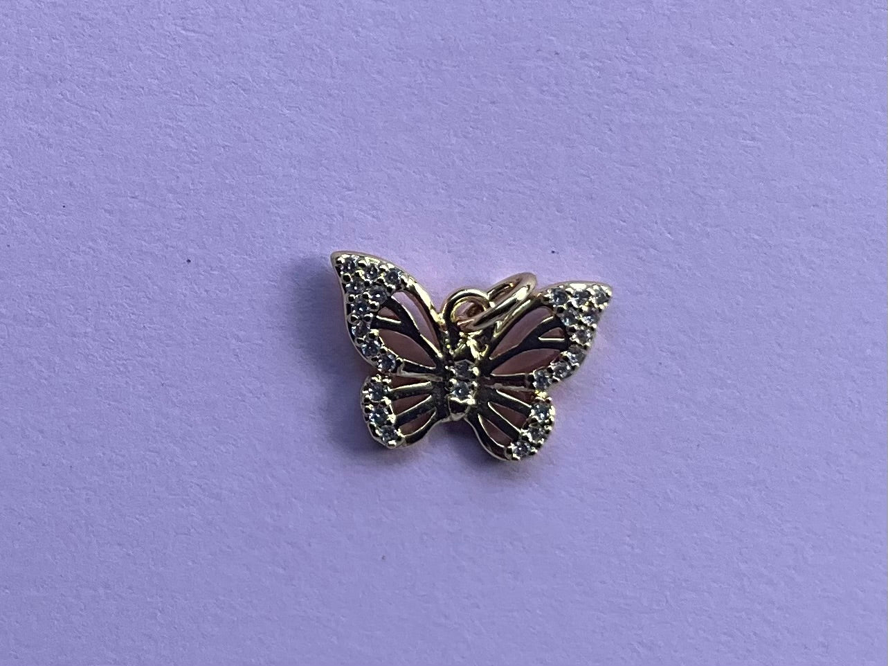 Sparkle Butterfly Charm