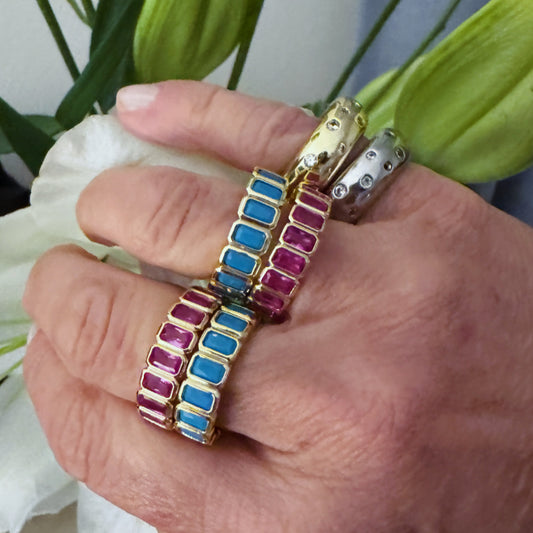 Emerald Cut Bands
