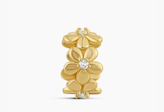 Flower Bloom Spacer Charm