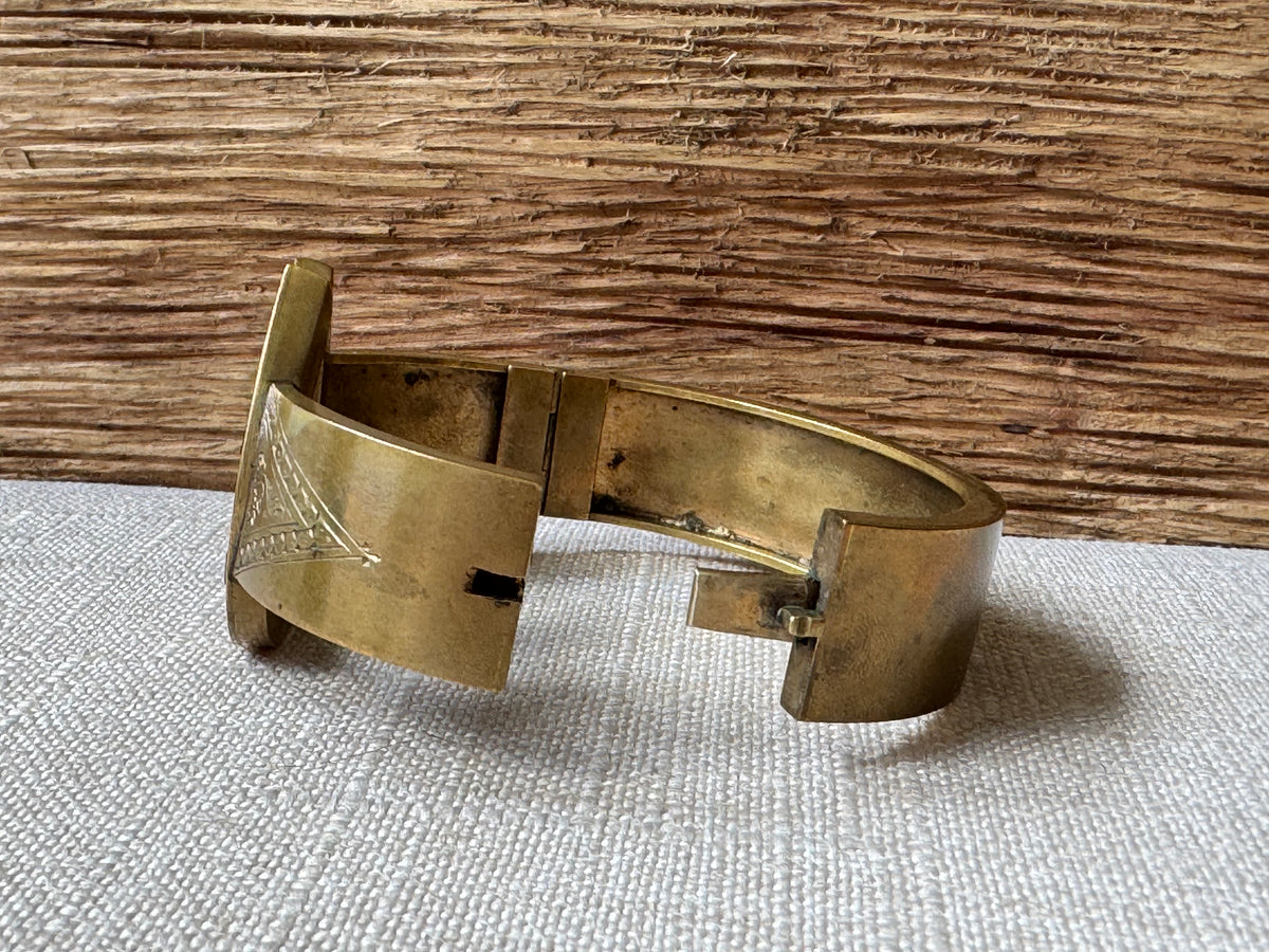 Vintage Horse Shoe Bangle Bracelet