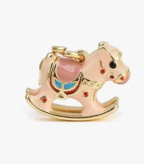 Mini Enamel Rocking Horse