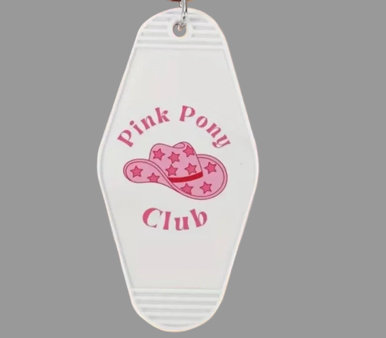 Pink Pony Club Key Chain
