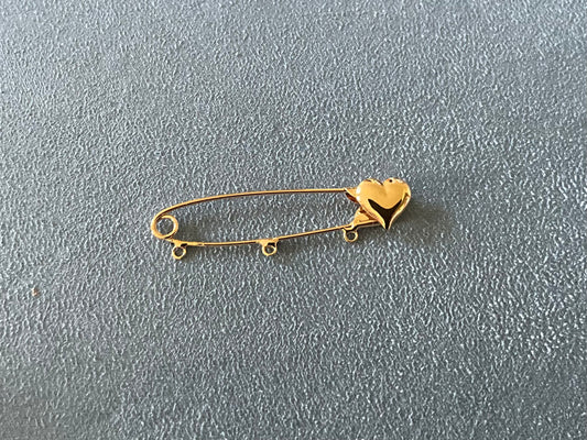 Charmable Heart Pin